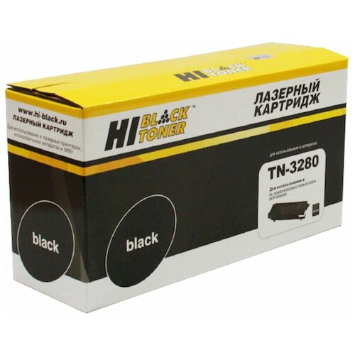 Hi-Black HB-TN-3280, 8000 стр, черный картридж tn 3280 для brother hl 5340d dcp 8085dn mfc 8880dn mfc 8370dn 8000 стр profiline