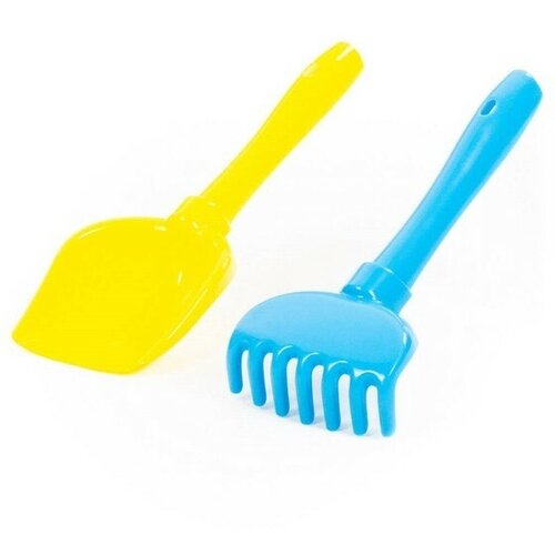Набор для песочницы лопатка грабельки цвета микс 291₽