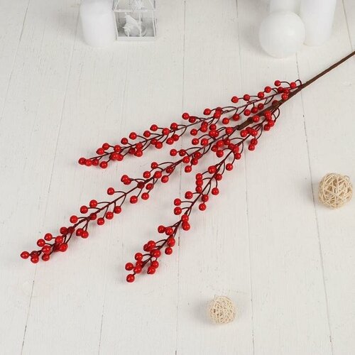 Frau Liebe Декор ветка Веточка калины 1х75 см 521₽