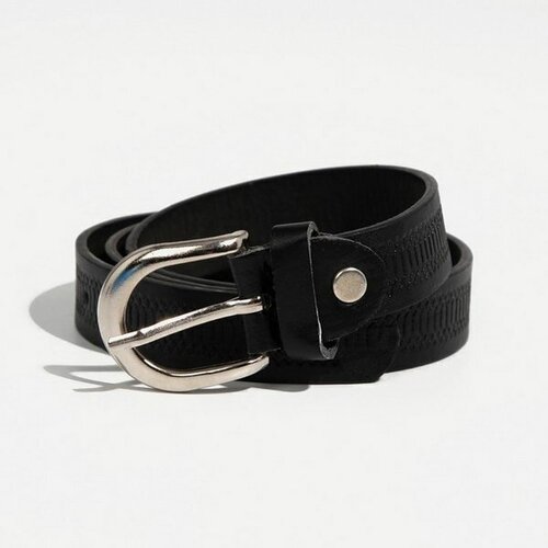 фото Ремень сима-ленд, размер 90, черный сима-лэнд