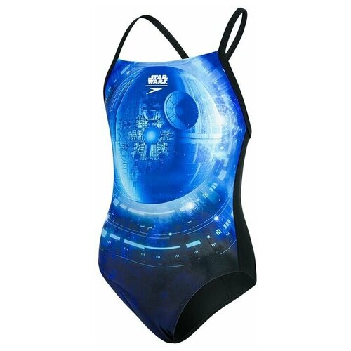 фото Купальник детский спортивный speedo death star allover thinstrap crossback