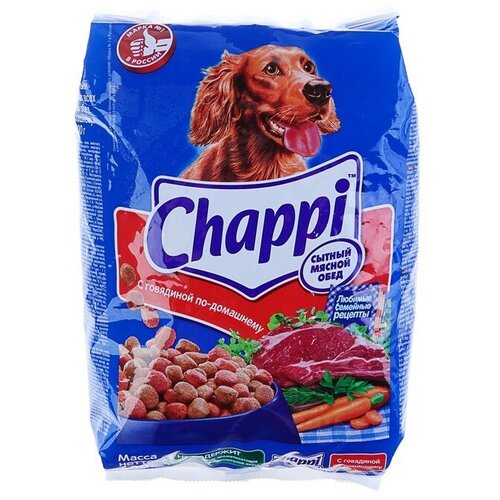 Chappi Сухой корм Chappi для собак, с говядиной по-домашнему, 600 г