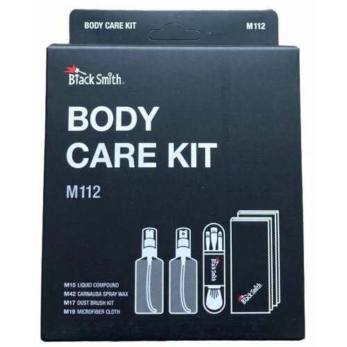 BlackSmith Body Care Kit M112 набор по уходу за корпусом: спрей-воск, жидкость для очистки и ткань