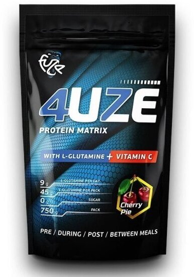 Мультикомпонентный протеин Fuze PureProtein + Glutamine Вишневый пирог 750г