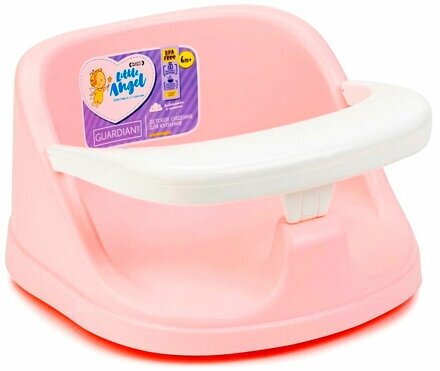 Сиденье для купания детей 360х315х185 мм Kinder светло-розовый