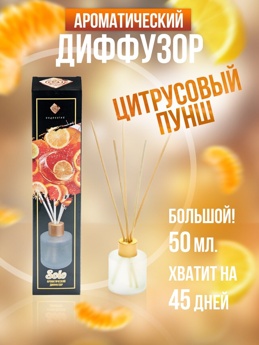 фото Аромадиффузор 50мл Цитрусовый пунш