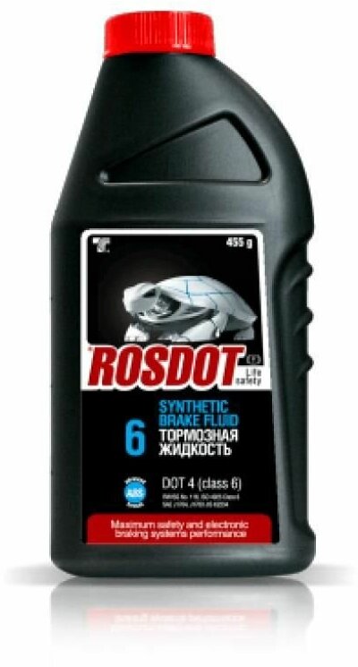 Жидкость тормозная ROSDOT DOT 6 0.5л.