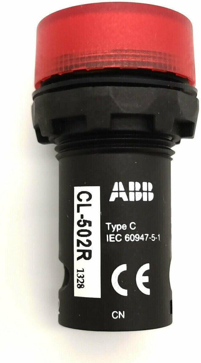 Лампа CL-502R красная светодиодная 24V AC/DC ABB 1SFA619402R5021