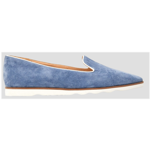 Лоферы Just Couture, размер 36, синий туфли женские закрытые aqvamarin
