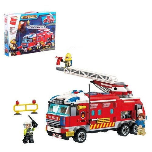 Конструктор Пожарная машина, 3 минифигуры, 366 деталей 1 шт