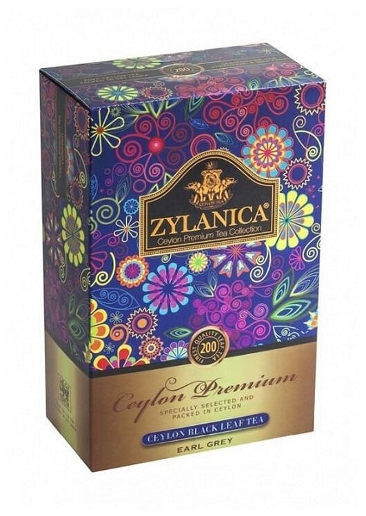 Чай "Зиланика" Ceylon Premium Earl Grey черный 100 г