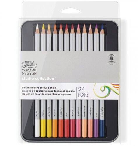 Набор цветных карандашей Winsor&newton 490013 24 цвета