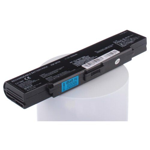 фото Аккумуляторная батарея ibatt ib-u1-a575h 5200mah для sony vaio vgn-nr31zr, vaio vgn-nr31er, vaio vgn-nr21sr, vaio pcg-7115p, vaio vgn-nr11sr, vaio vgn-sz760, vaio vgn-cr510e, vaio vgn-nr385e, vaio vgn-nr498e, vaio vgn-nr110e, vaio vgn-sz645p