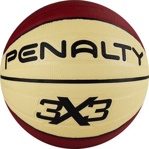 фото Мяч баскетбольный penalty bola basquete 3x3 pro ix 5113134340-u, р.6, пу, бутиловая камера, красно-бежевый