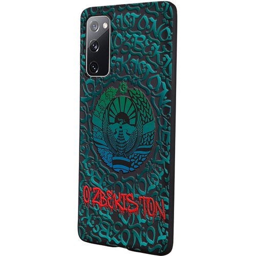 Силиконовый чехол Mcover для Samsung Galaxy S20 FE с рисунком Ozbekiston graffity силиконовый чехол mcover для samsung galaxy a31 с рисунком ozbekiston graffity