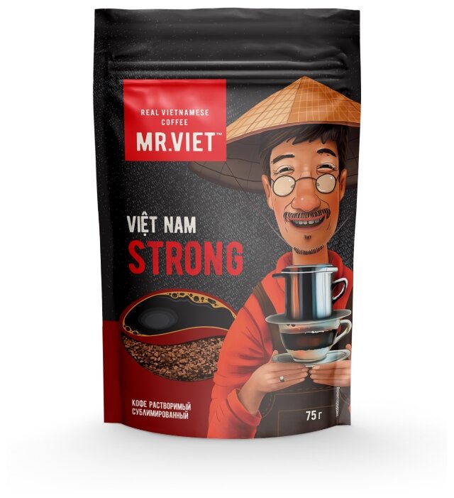 Кофе растворимый MR.VIET сублимированный Strong