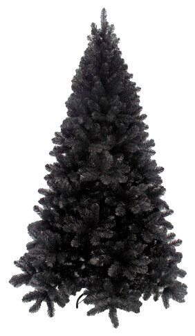 Черная искусственная елка 155 см, ПВХ, Triumph Tree