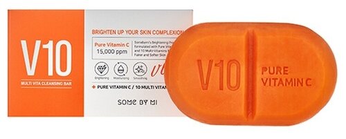 SOME BY MI Очищающее мыло с витаминным комплексом V10 MULTI VITA CLEANSING BAR