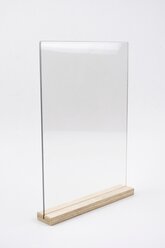 Менюхолдер подставка настольная тейбл тент пластик дерево А5