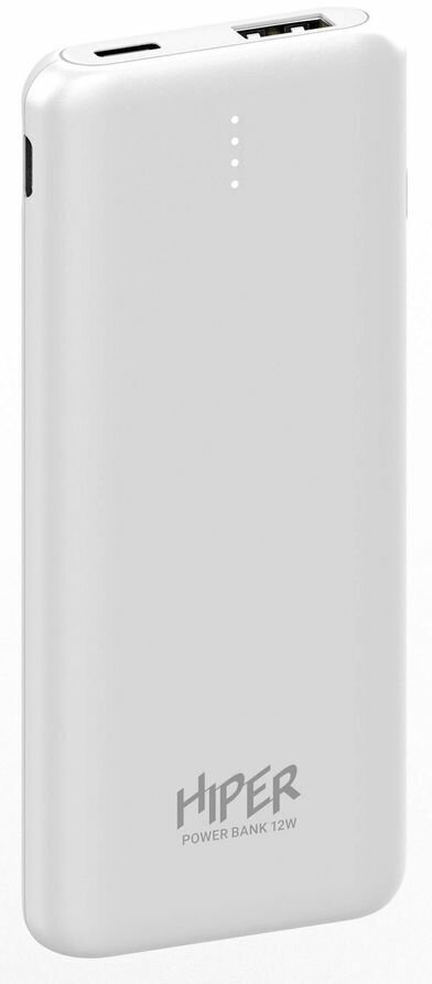 Внешний аккумулятор (Power Bank) HIPER PSL5000, 5000мAч, белый [psl5000 white]