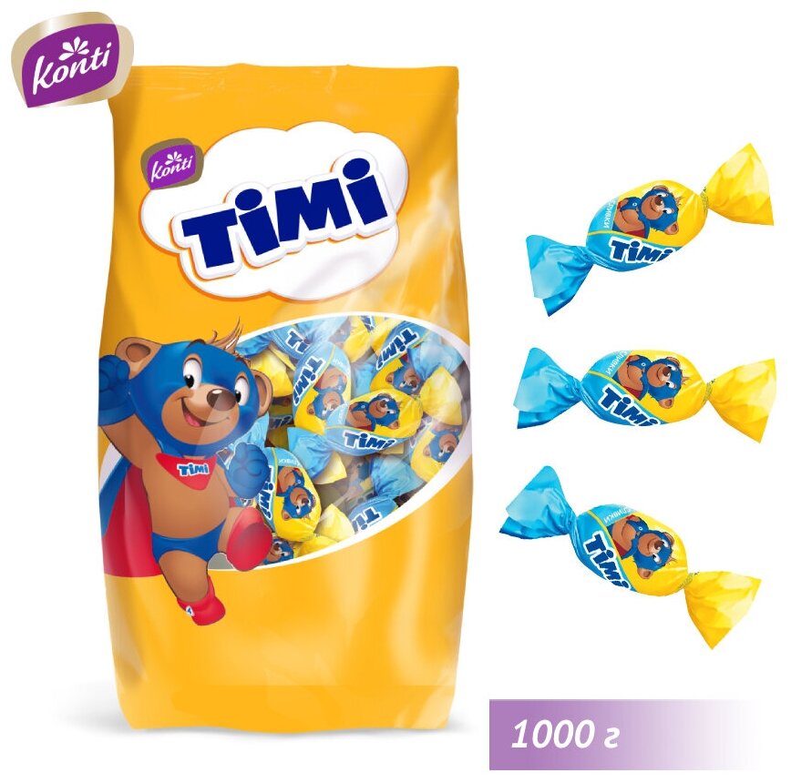 Конфеты суфлейные TIMI с сливочным вкусом, 1000 г