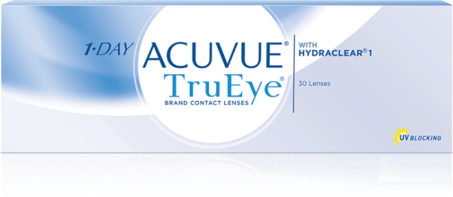 Контактные линзы ACUVUE 1-Day TruEye (30 линз) +2.75 R 9.0, однодневные, прозрачные