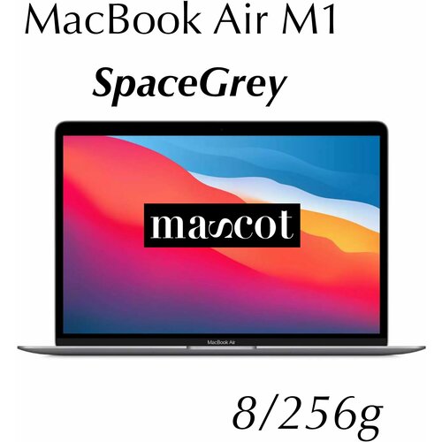 MacBook Air M1 2020 Space Grey SSD 2568g Иностранец нет российских букв на клавиатуре 10181100₽