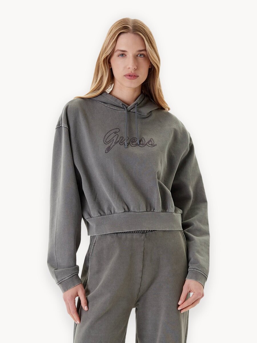 Толстовка GUESS, размер L, , серый