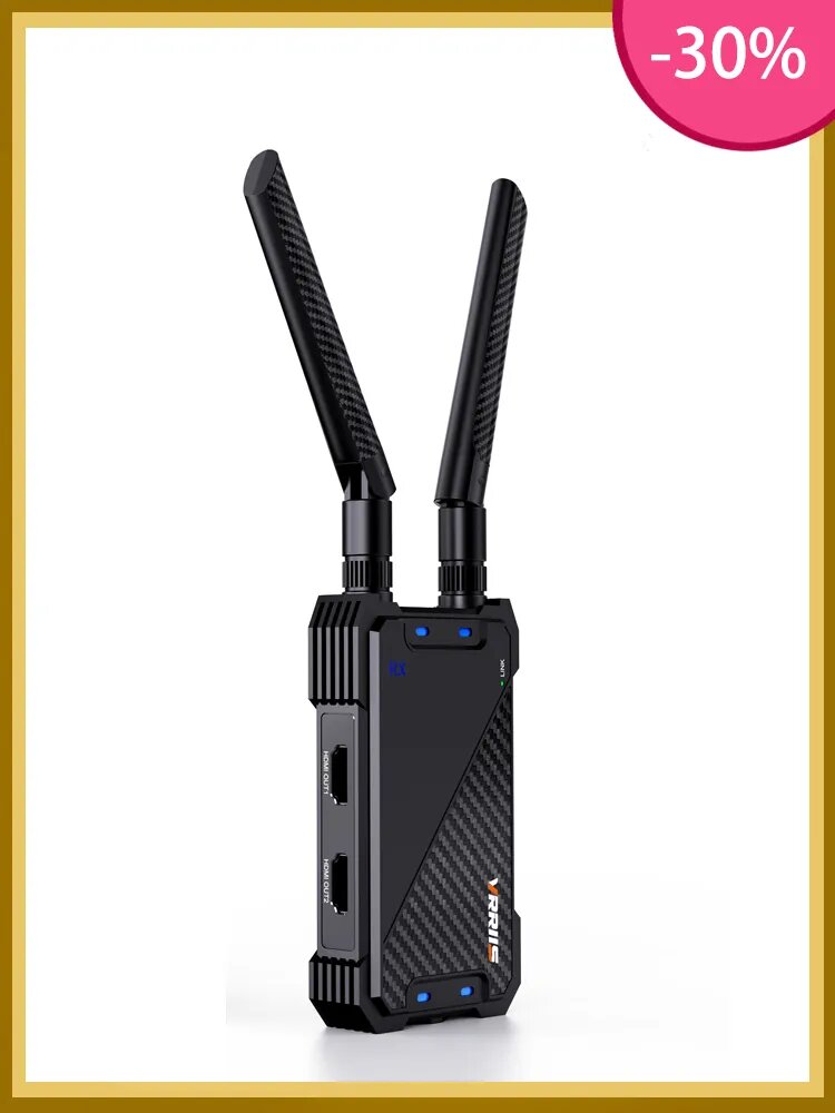 Беспроводной HDMI-передатчик и приемник WL081,400 м с петлевым выходом, 1080P Full HD для потоковой передачи с DSLR-камеры, ноутбука, приставки на телевизор/проектор, поддержка ИК-сигнала,1 RX