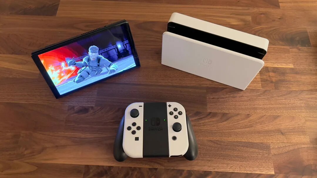 Raspberry pi 2040 Nintendo Switch Oled белая 64gb 30игр — фото 1