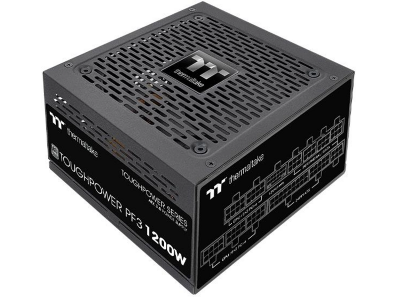Блок питания ATX 1200W Toughpower PF3 Gen.5 80+ platinum 24pin APFC 120mm fan color LED 12xSATA Cab Manag RTL