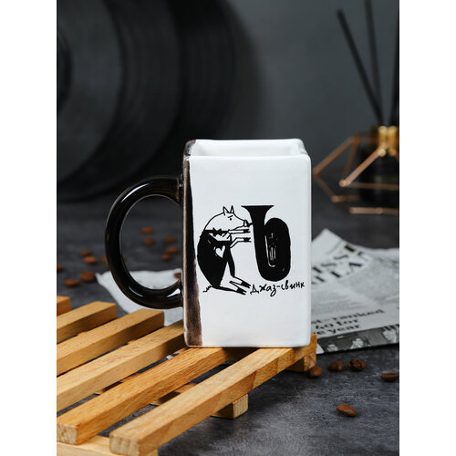 Кружка квадратная 