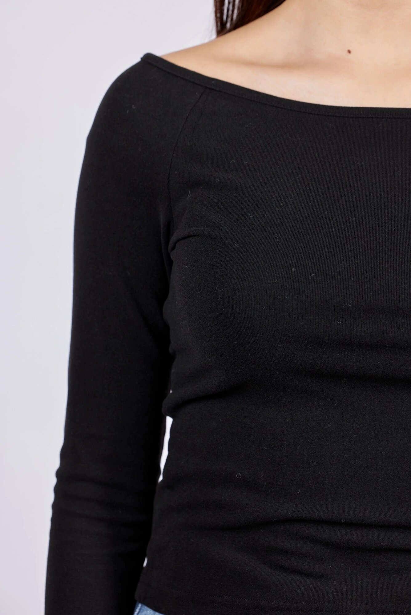 Лонгслив Selfie, размер L, , черный — фото 1