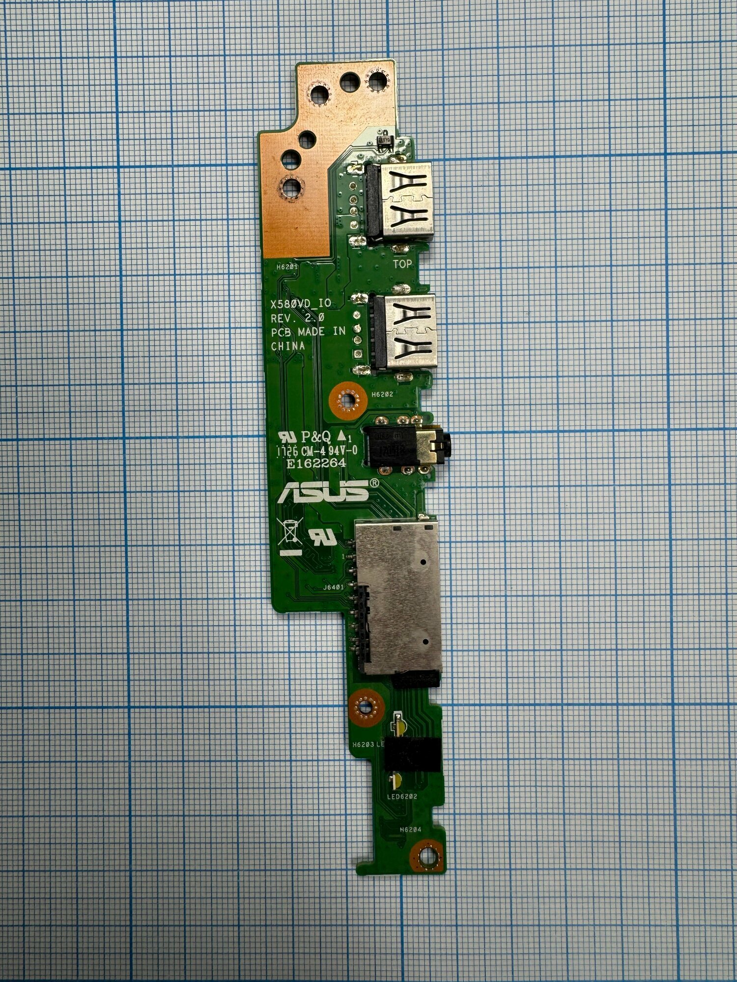 Дополнительная плата USB для Asus VivoBook Pro N580VD N580GD X580VD X580GD M580VD N580VN