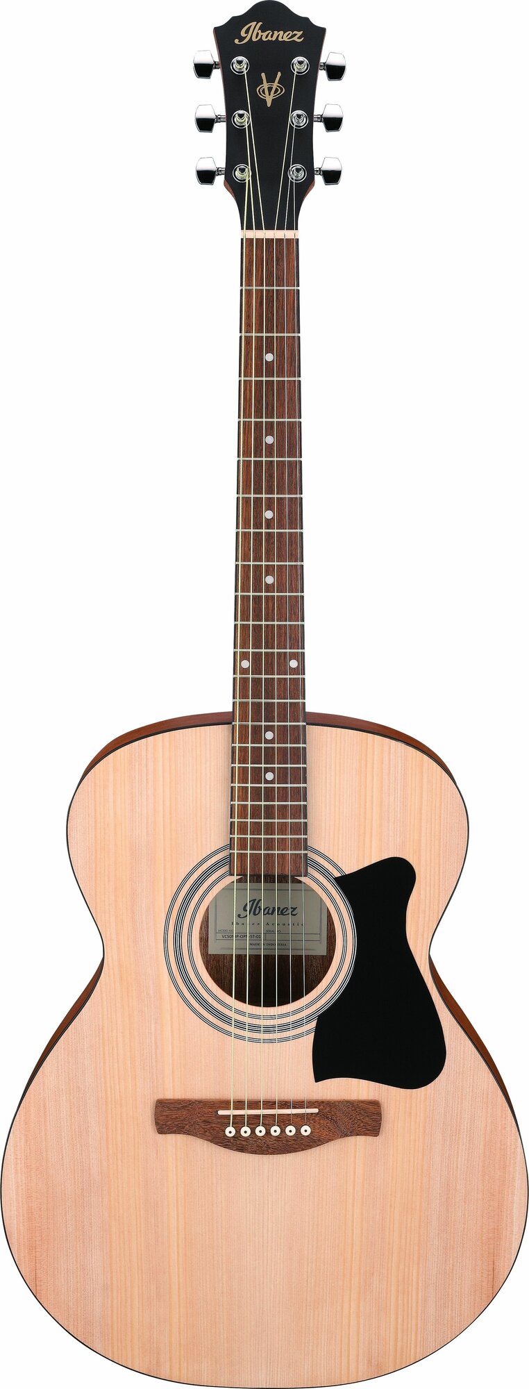 IBANEZ VC50NJP-OPN акустическая гитара в комплекте с чехлом, ремнем, тюнером и медиаторами