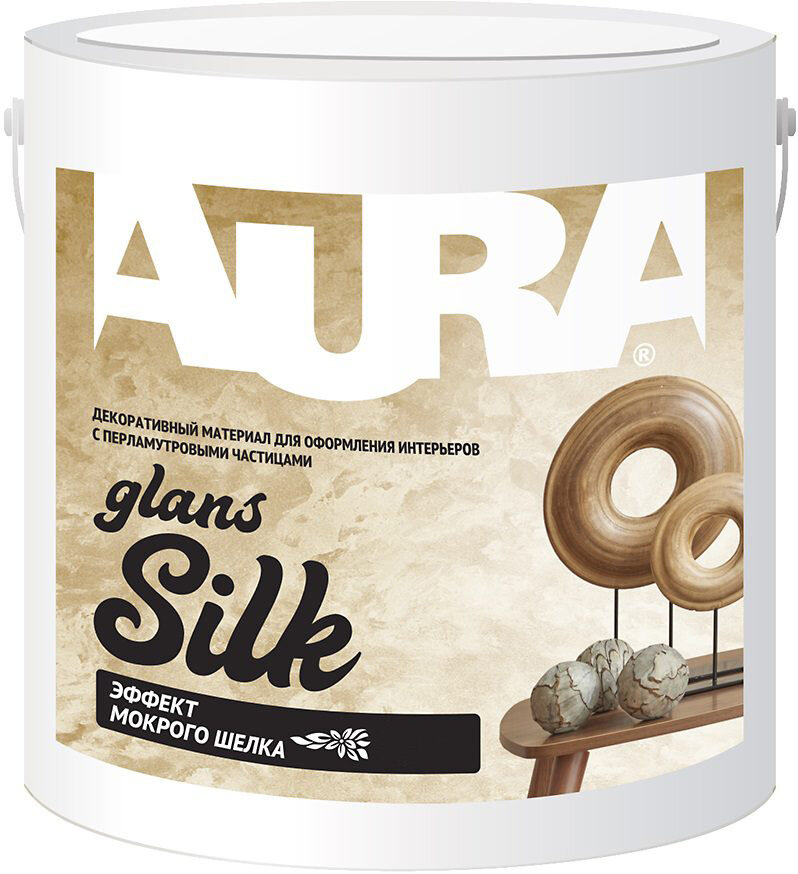 Aura Silk Glans штукатурка для внутренних работ декоративно-отделочая акриловая (1кг)
