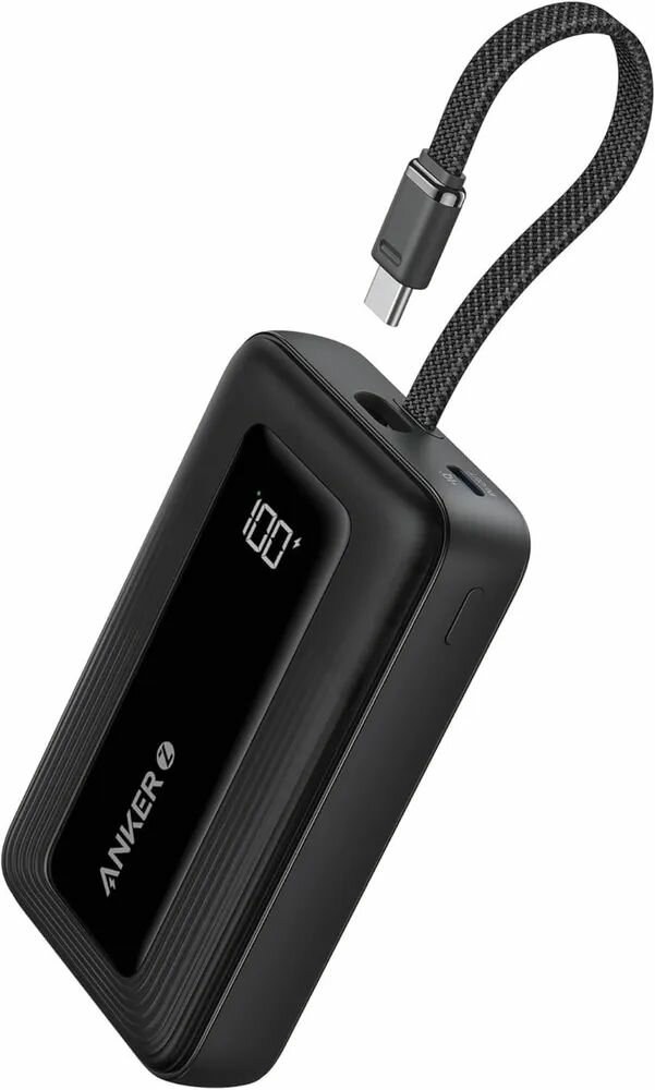 Внешний аккумулятор Anker Zolo A1688 10000mAh, 30W (with cable Type-C) - Black
