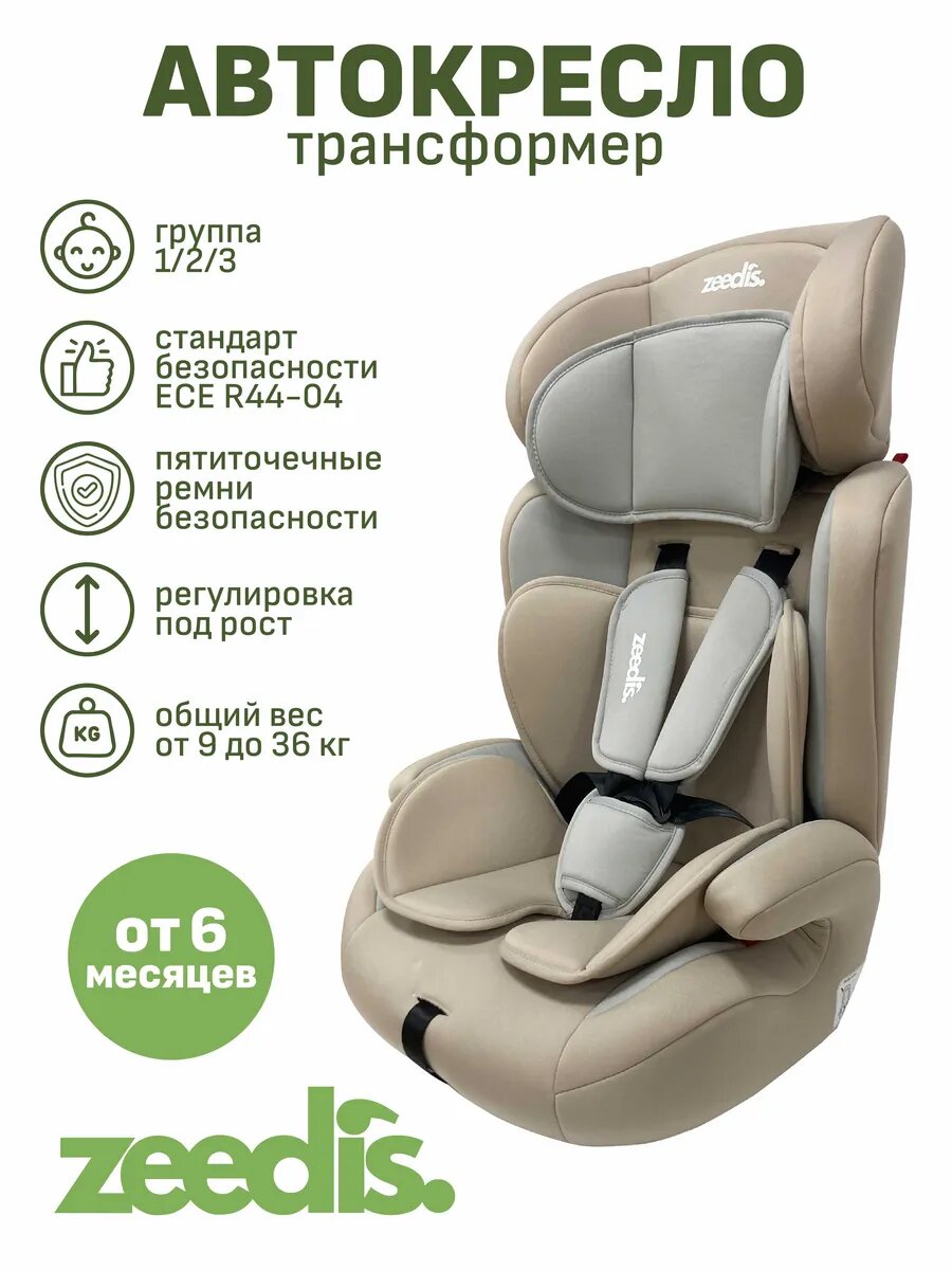 Детское автокресло Magnus группа 1-2-3 (9-36кг)