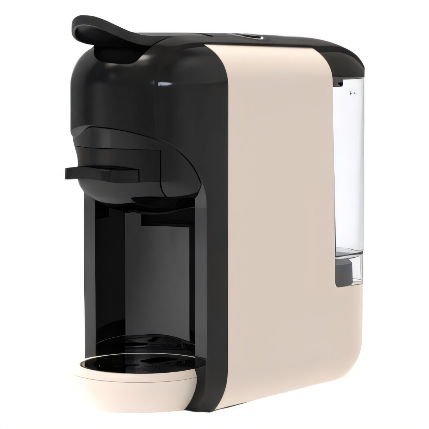 Картинки Кофемашина Xiaomi Hibrew AC-516K v.2 Yellow RU, автоматическая, 19 бар, желтая, с установкой на столе.