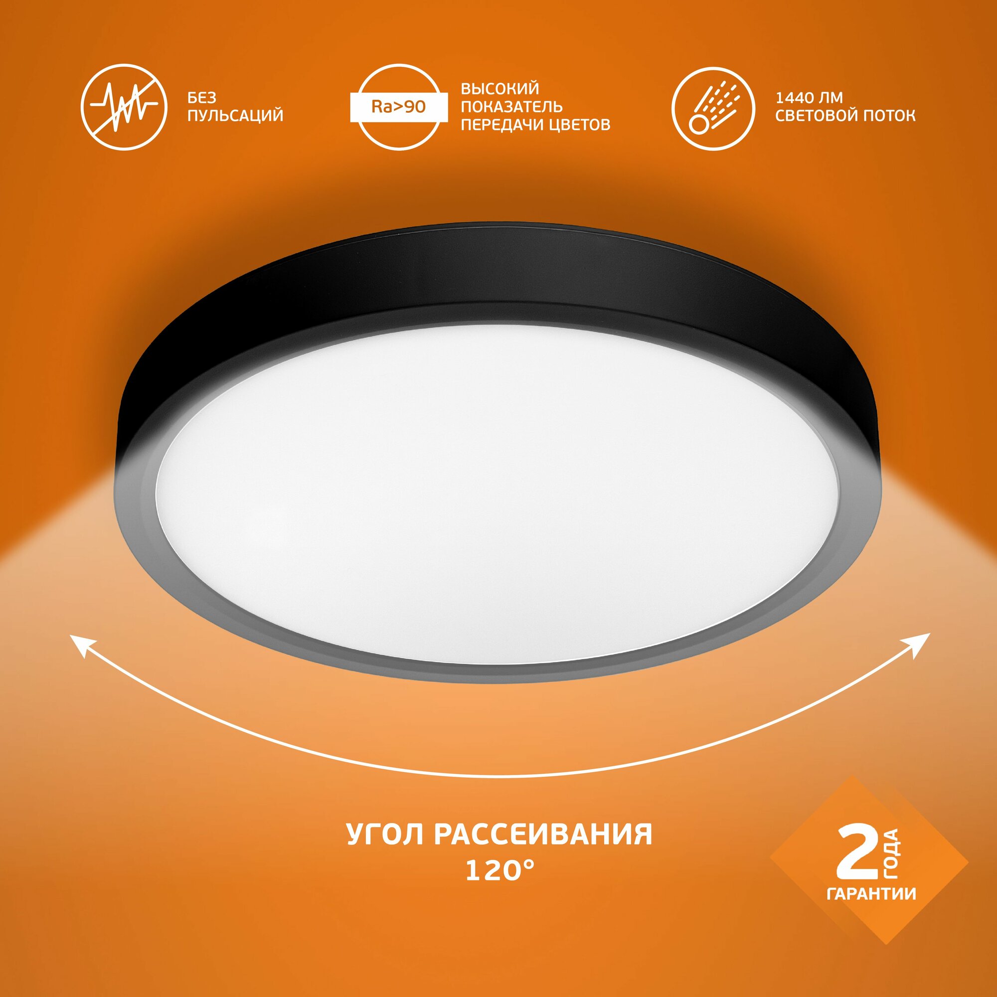 Настенно-Потолочные Светильники И Люстры Xiaomi Светильник настенный потолочный светодиодный, круглый, 18Вт накладной, управляемый