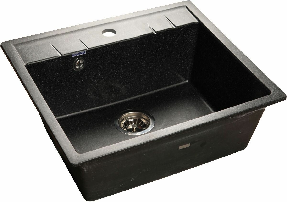 Мойка для кухни мраморная GranFest Quadro GF Q561 черный