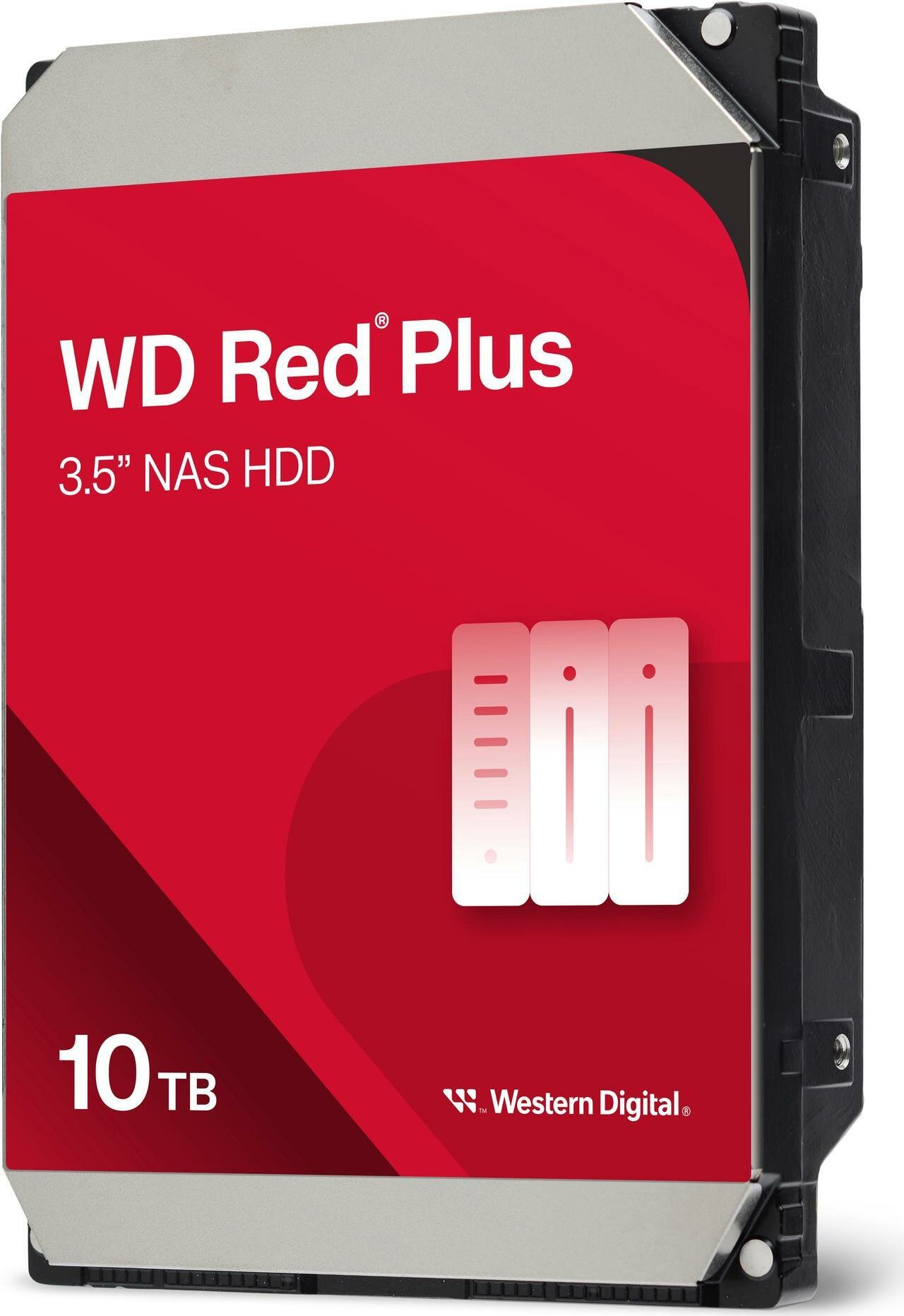 10 ТБ Внутренний жесткий диск Western Digital Red Plus 3.5" 7200 (WD101EFBX) — фото 1