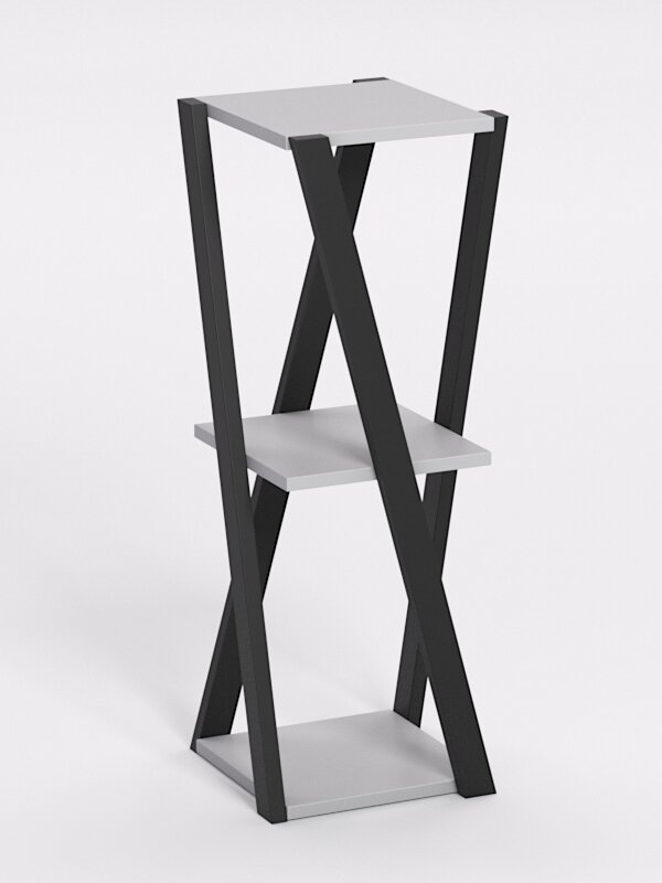 Подставка для цветов №9 в стиле лофт, Серый. Производитель товара - компания Westcom.