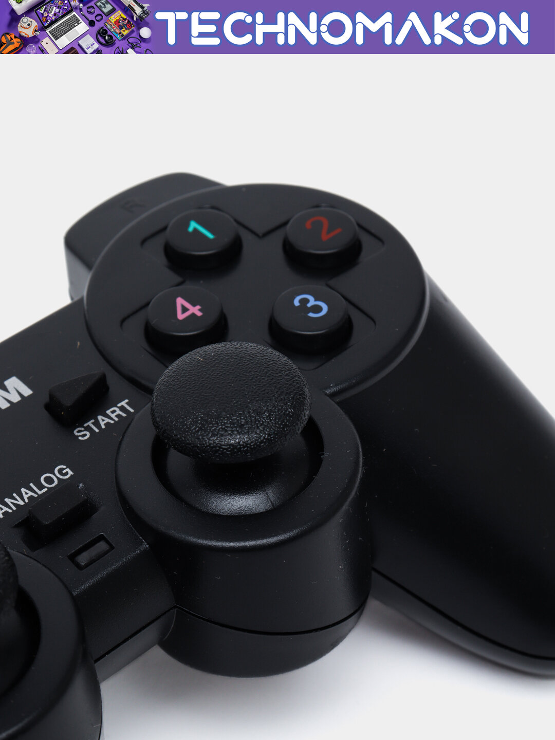 Компьютерный USB джойстик, 2 в 1 проводной геймпад, для Windows — фото 1