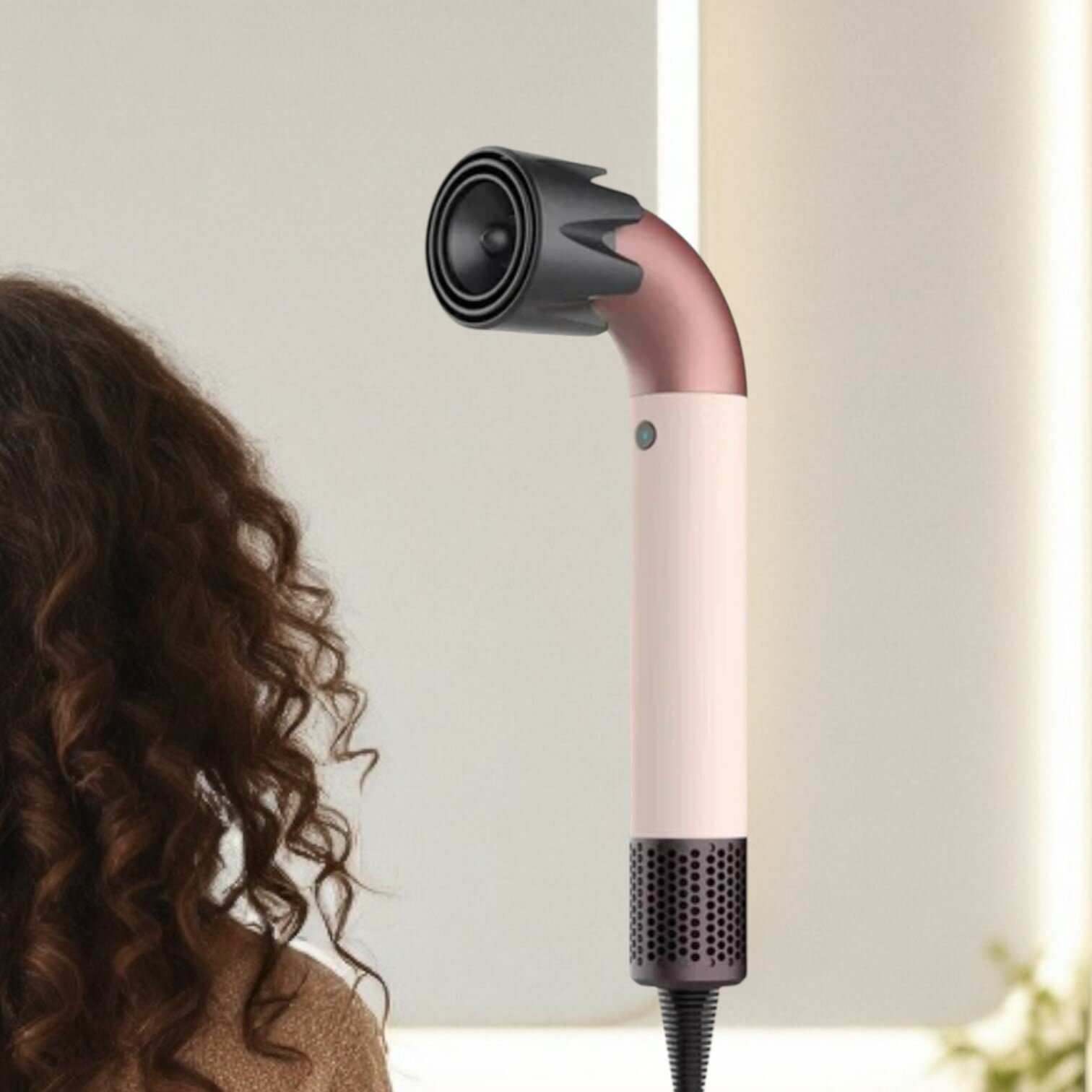 Фен для волос, розовый