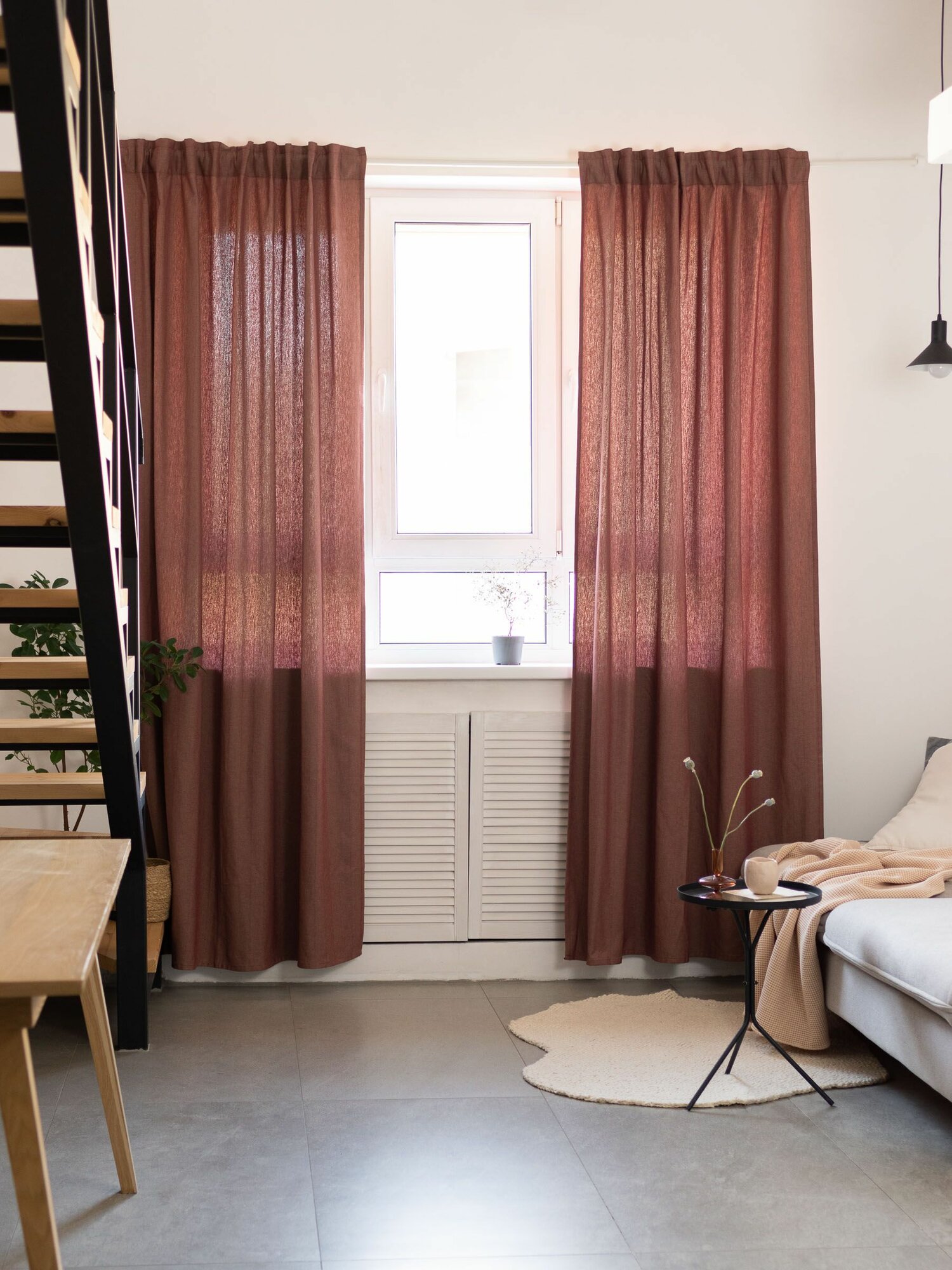 Шторы в спальню и для гостиной 145х250 см, Тибас/TIBAST, Feresa Hygge, аналог Икеа — фото 1