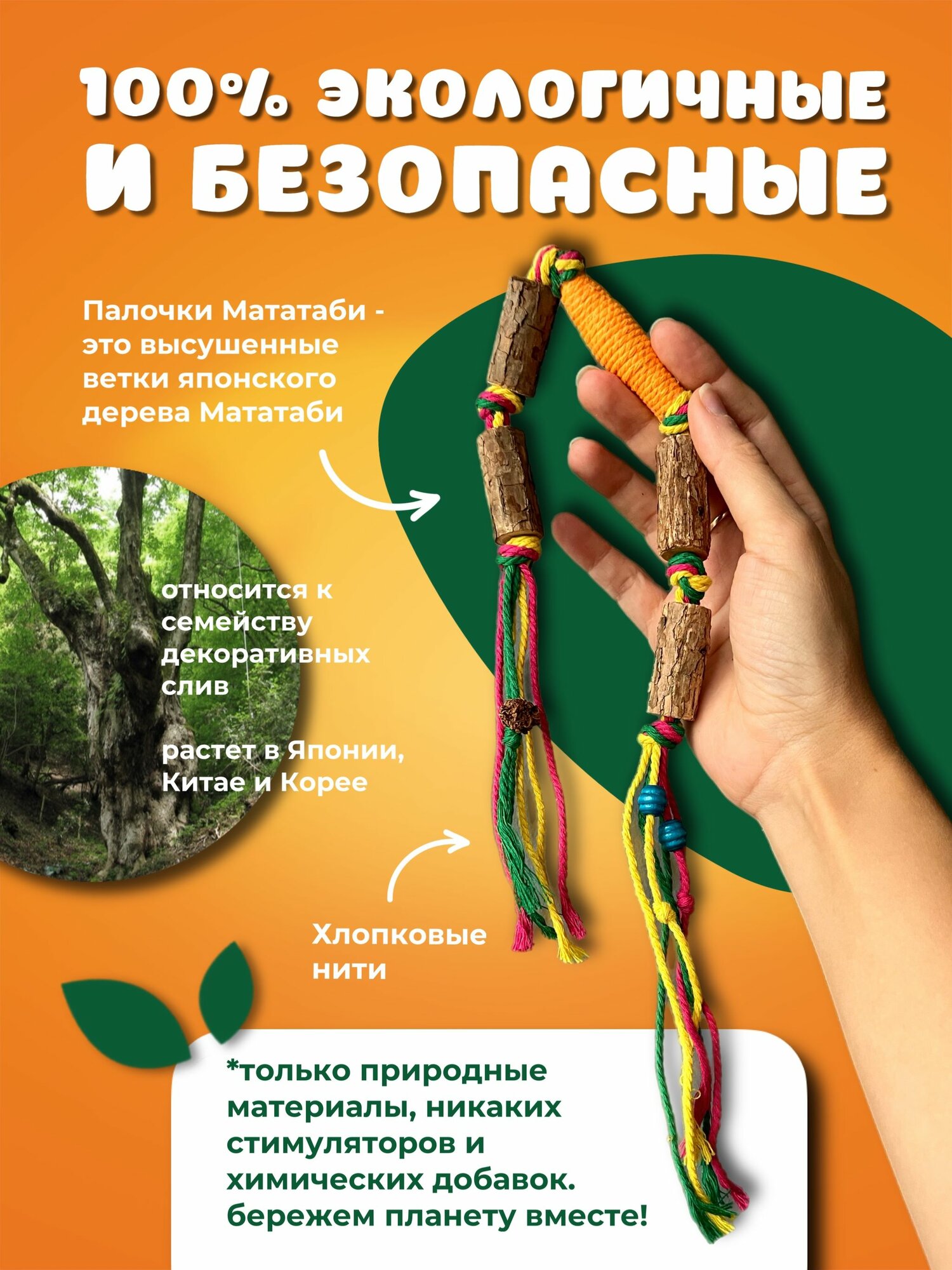 Игрушка для кошек палочки мататаби для зубов Кусалка — фото 1