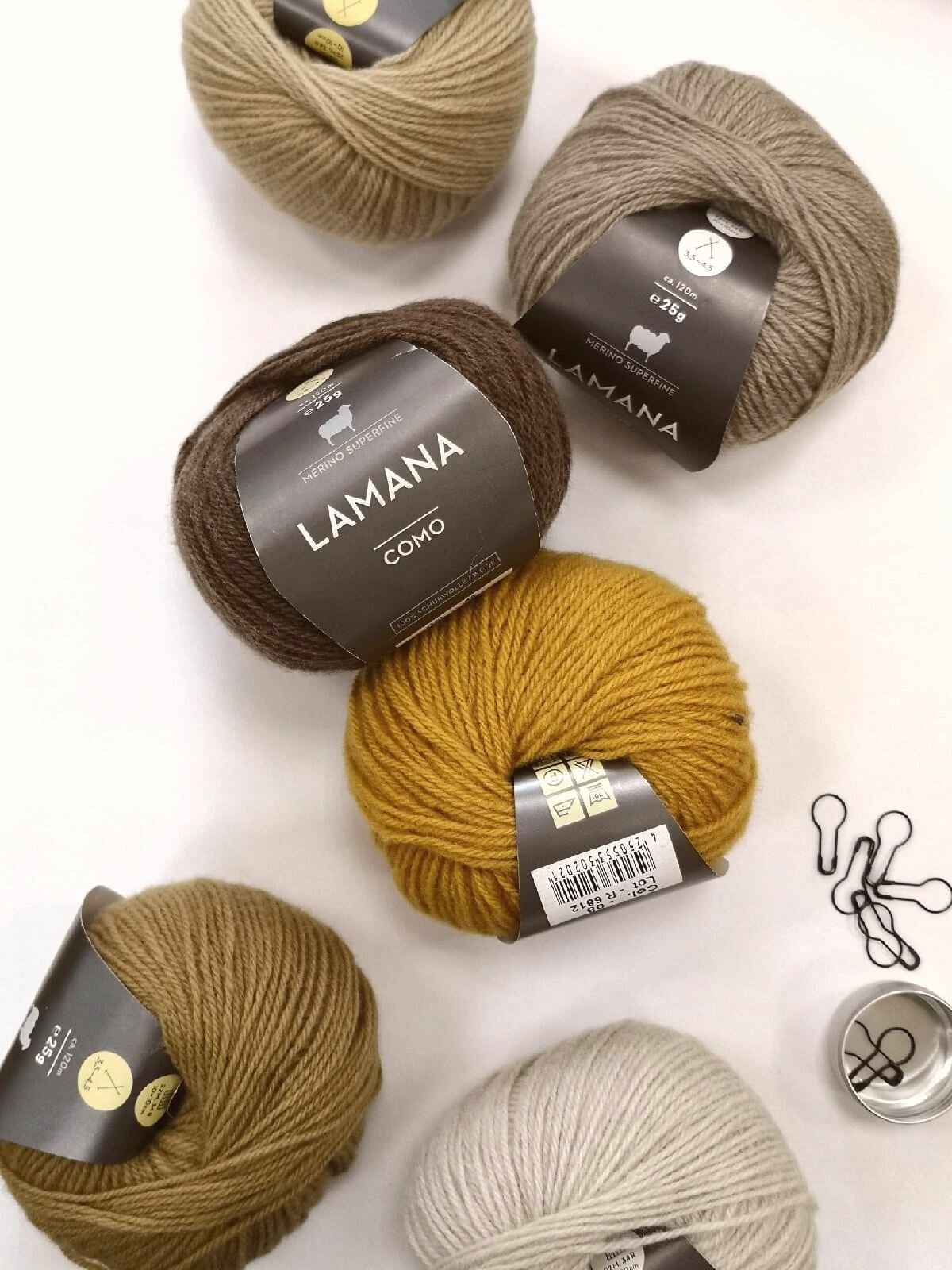 Пряжа меринос Lamana "Como"