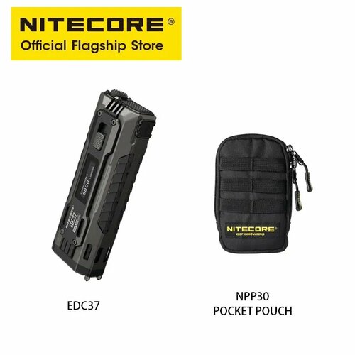 NITECORE EDC37 тактический фонарик нержавеющая сталь 8000 люмен
