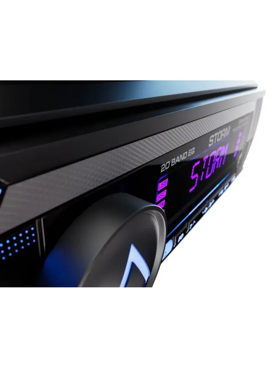 Автомагнитола USB AurA STORM-525BT с Bluetooth, AUX, FM, 1DIN — фото 1